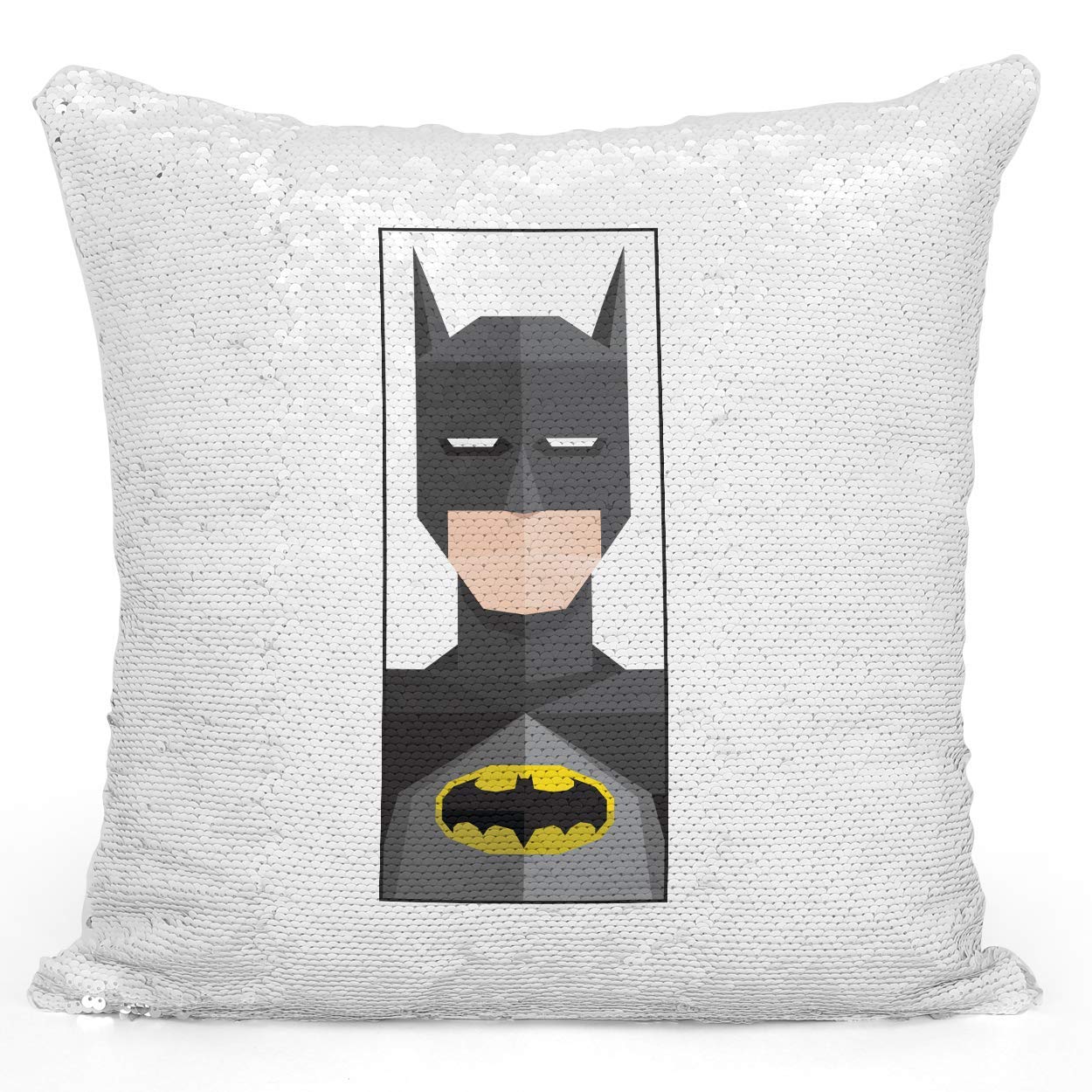 batman sequin pillow