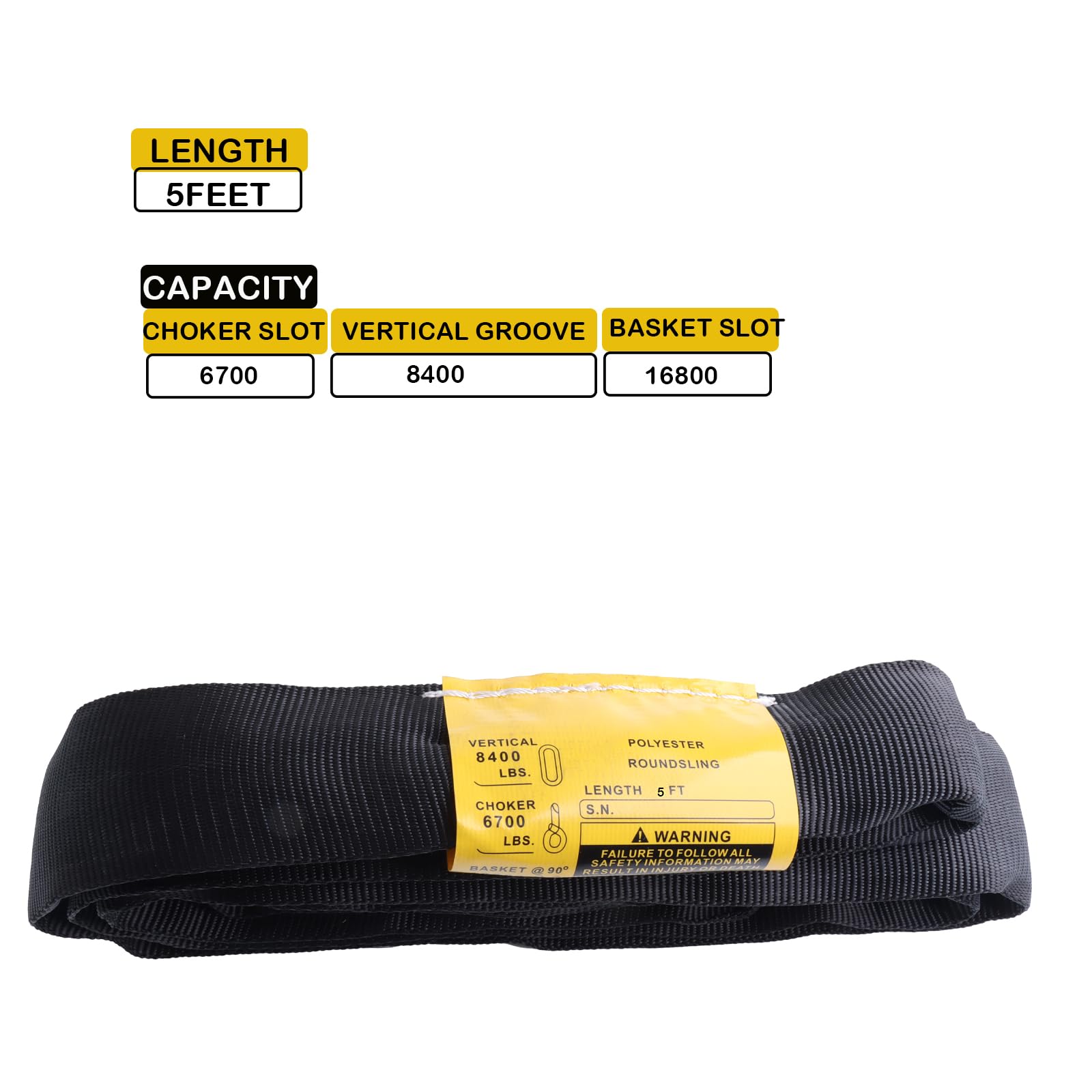 Indusafe 4ft Polyester Rigging Straps 5300lb Capacity Indusafe 4FT ...