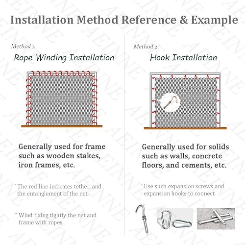 Miniatura 7 de Red de carga para niños que escalan, red de cuerda para escalar, red de carga para patio de recreo, seguridad para escalada al aire libre, gran red