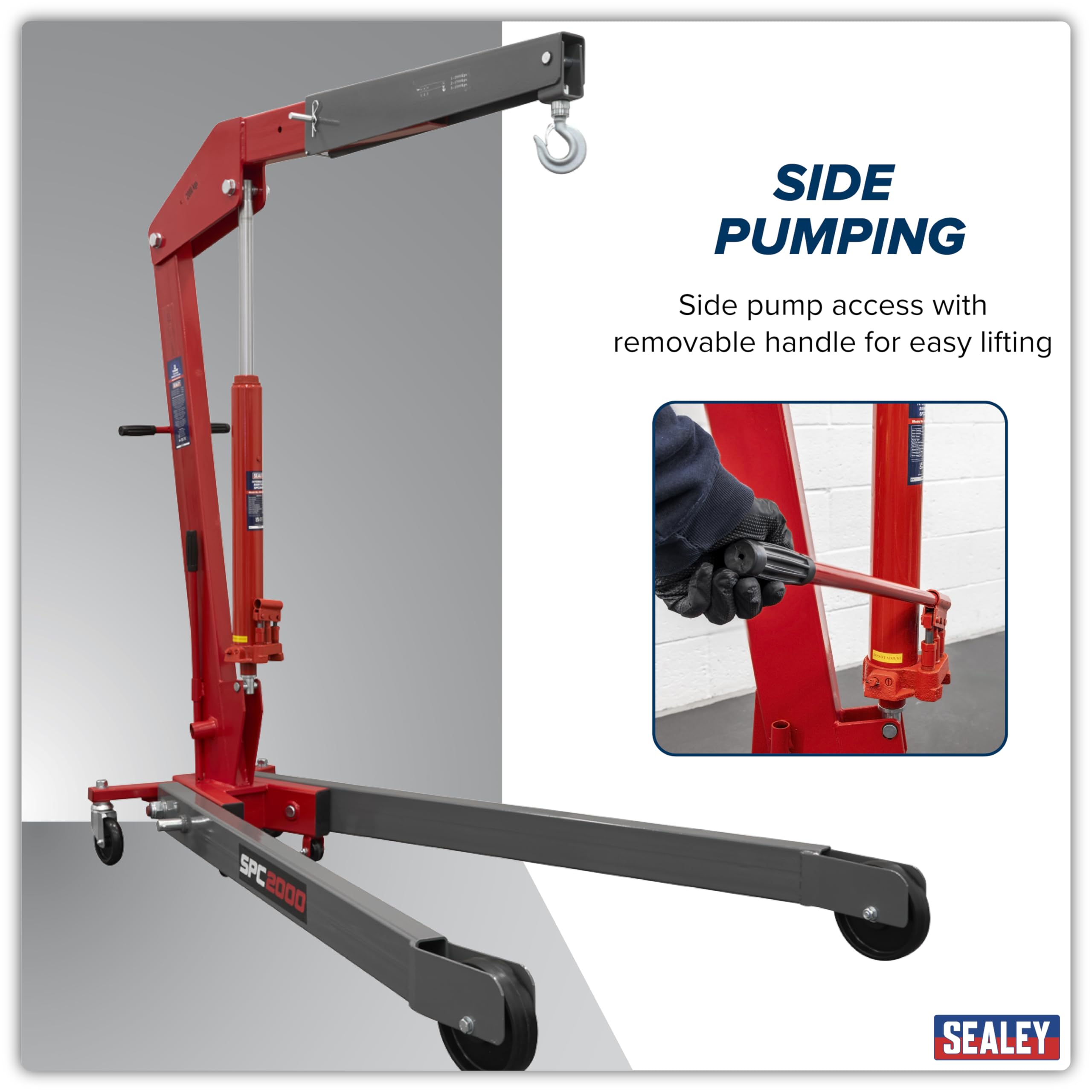 Sealey Grue Pliante SPC2000 2 tonnes