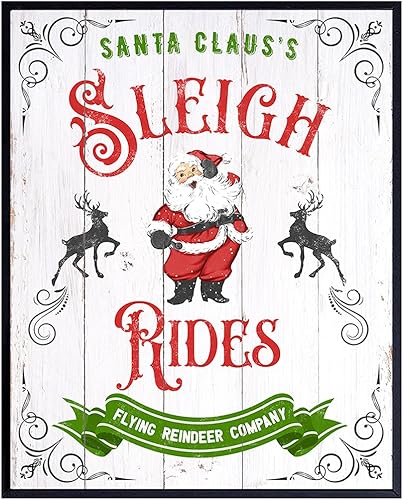 Miniatura 1 de Farmhouse Christmas Decor - Cute Country Christmas Decorations - Rustic Old Fashioned Christmas Home Decor - Santa Clause Xmas Decorations - Unique