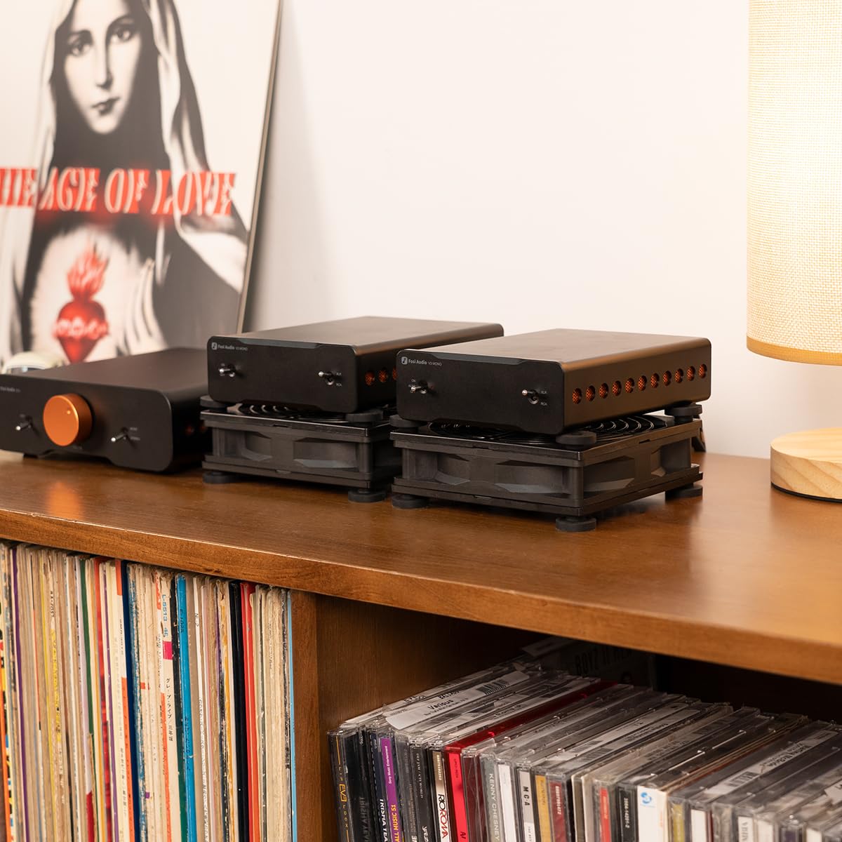 Fosi Audio Ventola di Raffreddamento, Ventola ad Alte Prestazioni con Basso Livello di Rumorosità per l'amplificatore Stereo HiFi V3 Mono/ZA3 di Fosi Audio - Alimentazione USB