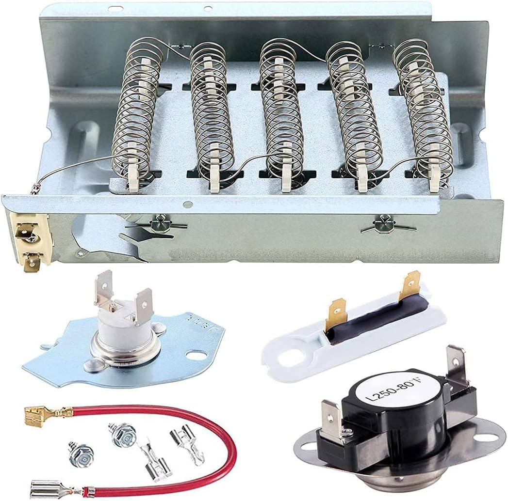 Dryer Heating Element Replacement For Kenmore 70 series 80 series 500 series 100 series 400 series Dryer, Kenmore dryer model 110,66832501 110.96551220 110.96551220 110.64902200 110.66652501 Etc
