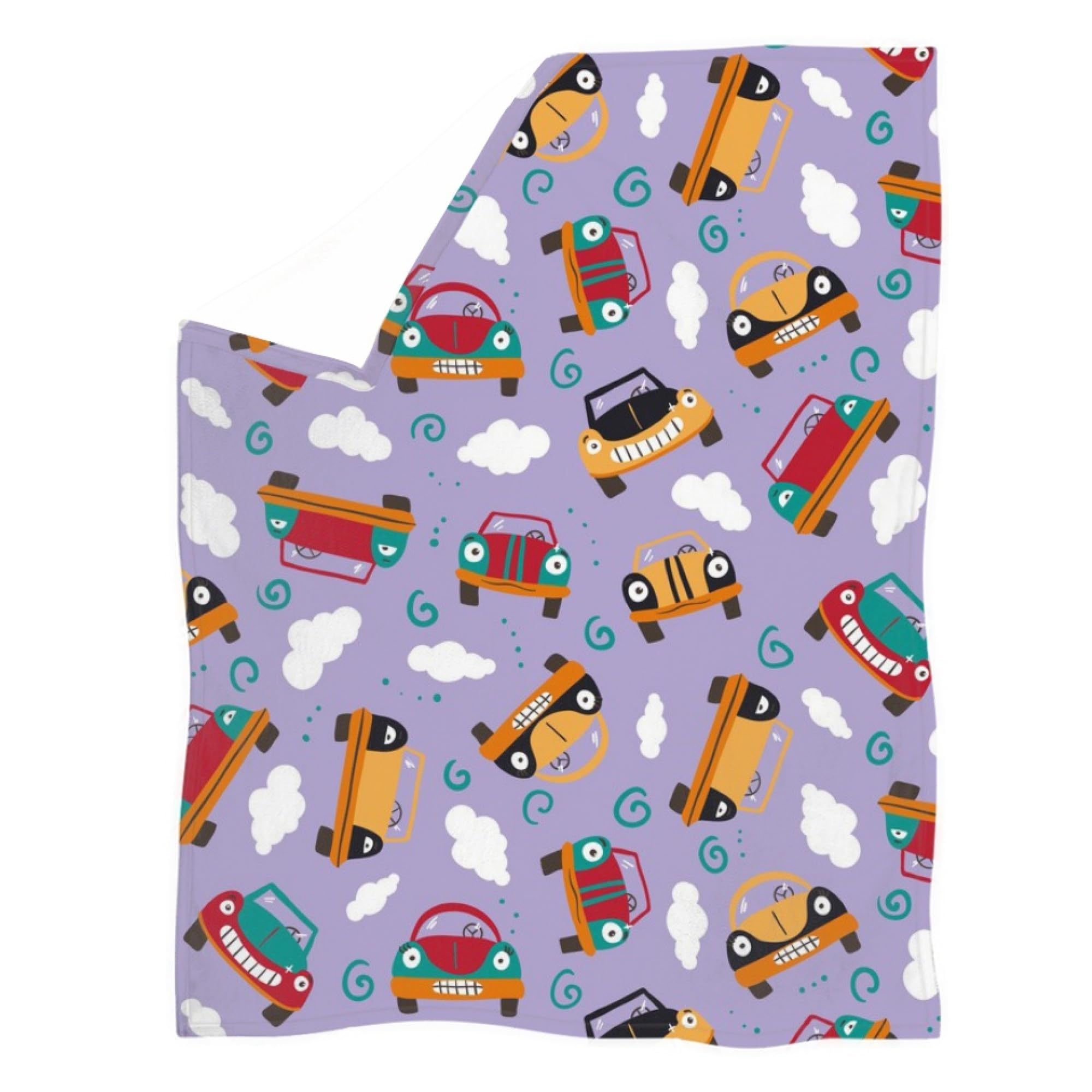 Kinderen constructie fleece dekens kind cartoon auto gooien deken