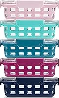 Vista 11 de Ello Duraglass Refresh - Juego de 3.4 tazas divididas para preparación de comidas, 10 unidades, paquete de 5, recipiente de almacenamiento