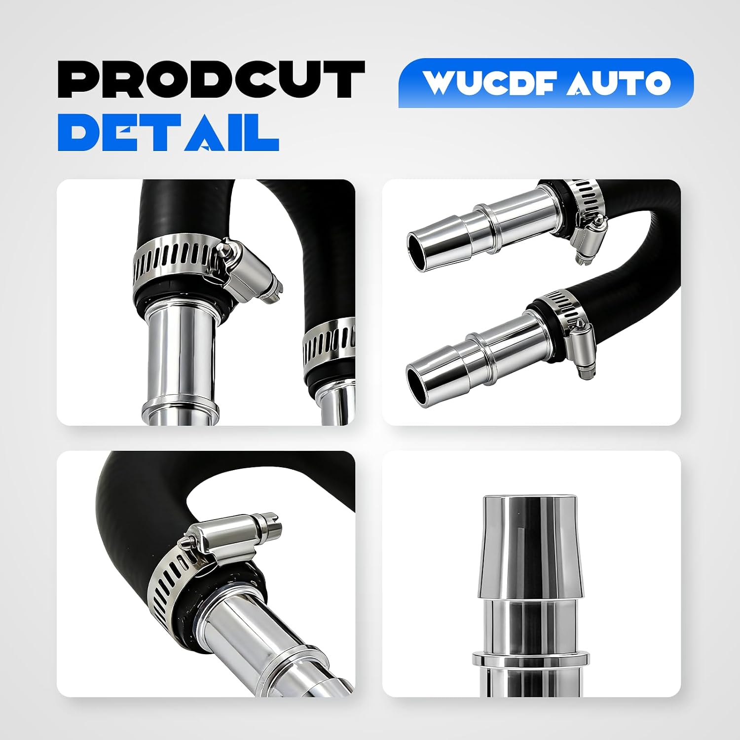 626-001 Engine Heater Core Bypass Kit With 5/8" and 3/4" Hose Fit For Most Common Heater Hoses,Upgrade Aluminum