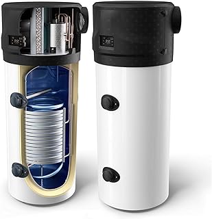AquaThermica Pro 260 Liter Brauchwasserwärmepumpe Luft-Wasser Wärmepumpe für Trinkwasser mit 1 zus. Wärmetauscher
