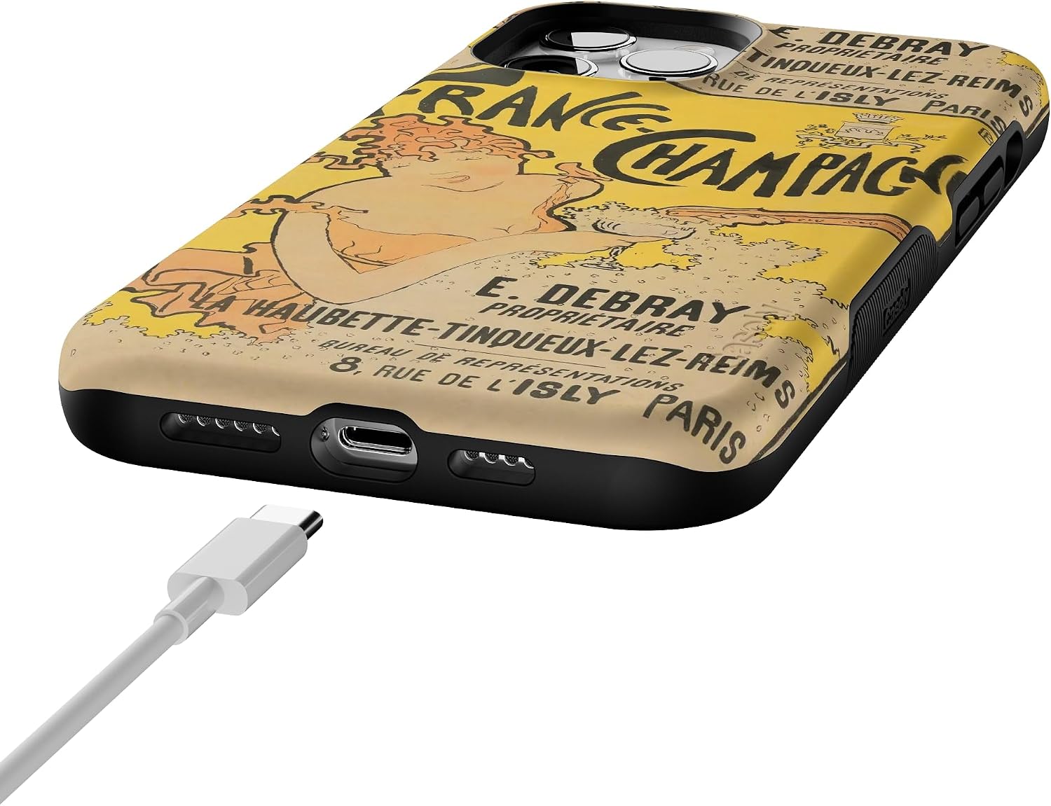 Casely iPhone 12 Pro Max Case | Van Gogh | French Bubbly | Bold Protective Design | Compatible with MagSafe