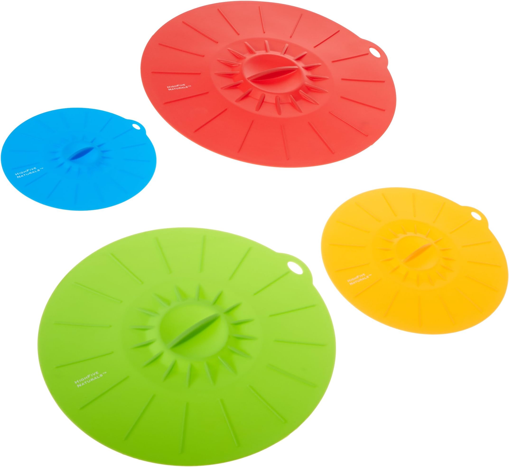 Silicone Suction Lids Premium (4 Sizes) Food Saver Covers For Bowls, Pots, Pans, Kitchen Accessories