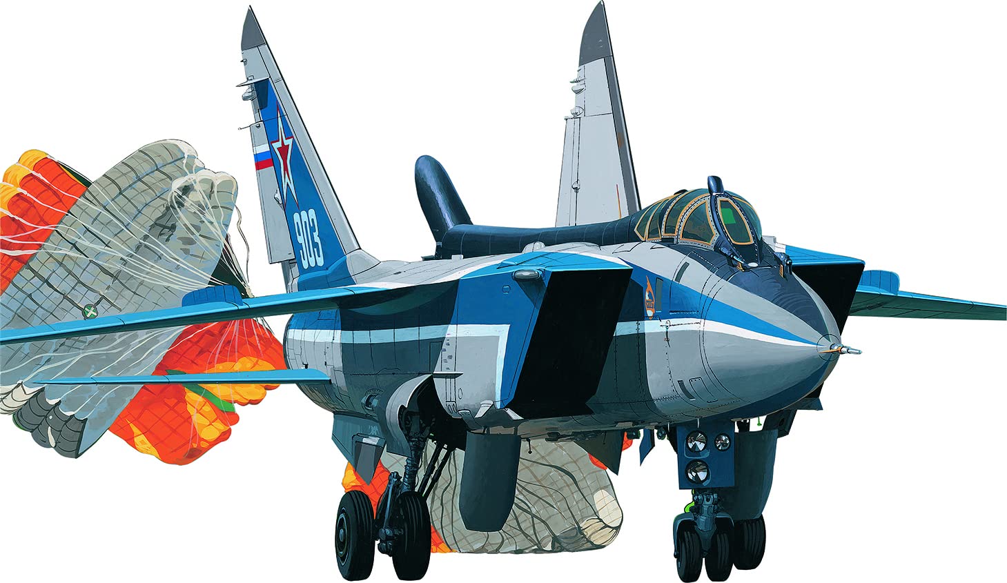 Amazon.com: MisterCraft MCG52 1:72 MIG-31 Foxhound-Special Edit