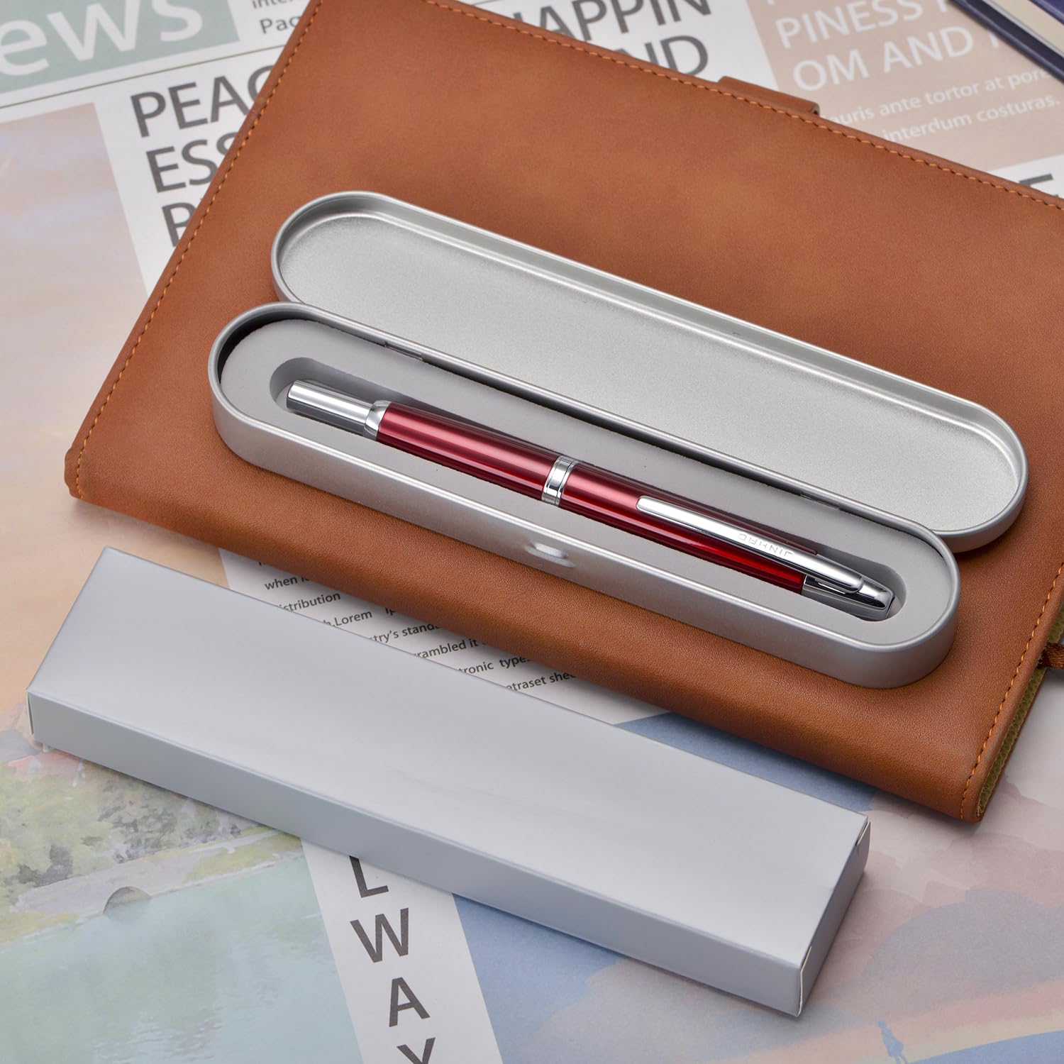 Abcsea 10 Pezzi Jinhao Penna Ricarica 0.5 Nero, Ricarica Penna - Foto 6