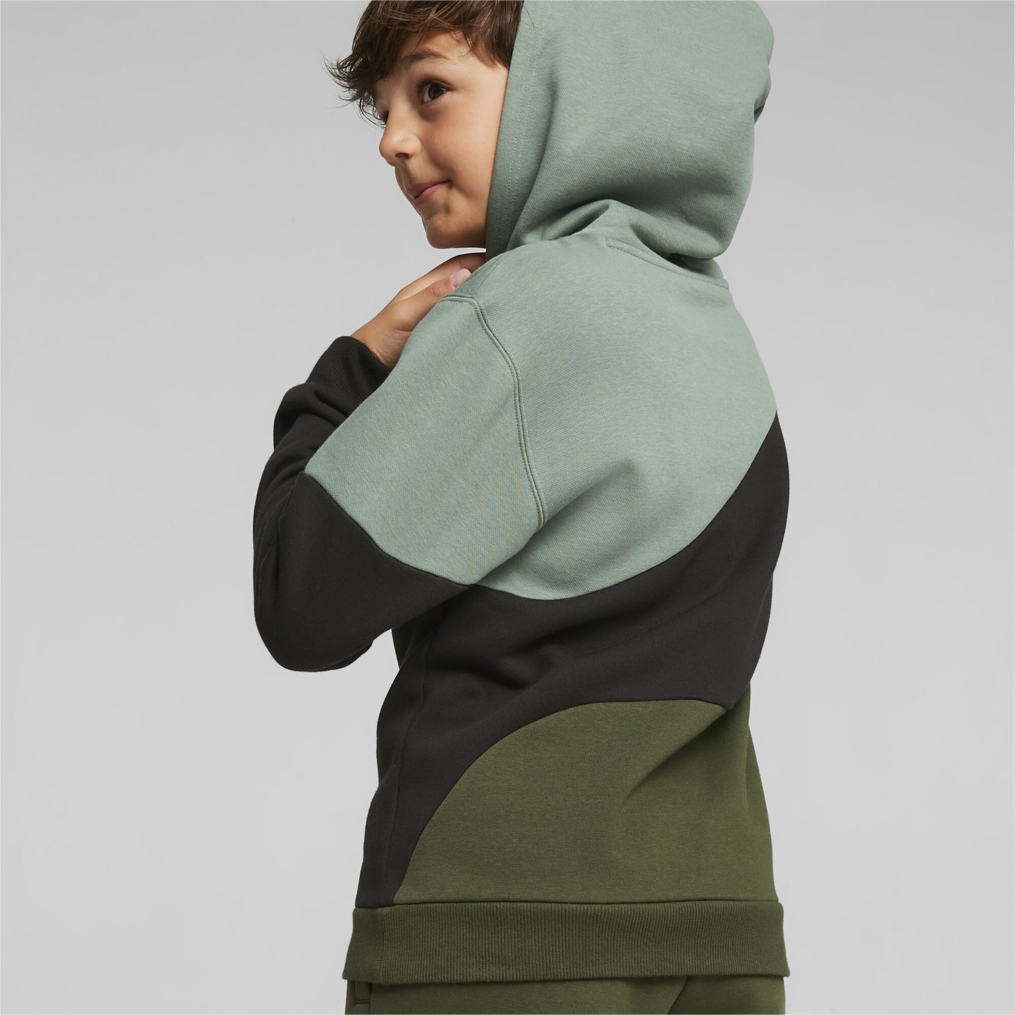 PUMA Pot Chłopcy Puma Power Cat Hoodie Fl B