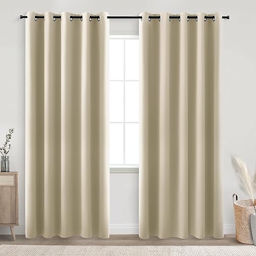 Miniatura 206 de KOUFALL Cortinas opacas doradas de lujo para sala de estar, elegantes cortinas de 84 pulgadas de largo, cortinas Doradas para Sala Elegantes Oro