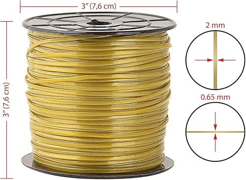 Miniatura 3 de Carrete dorado SP25, 100 yardas, amarillo