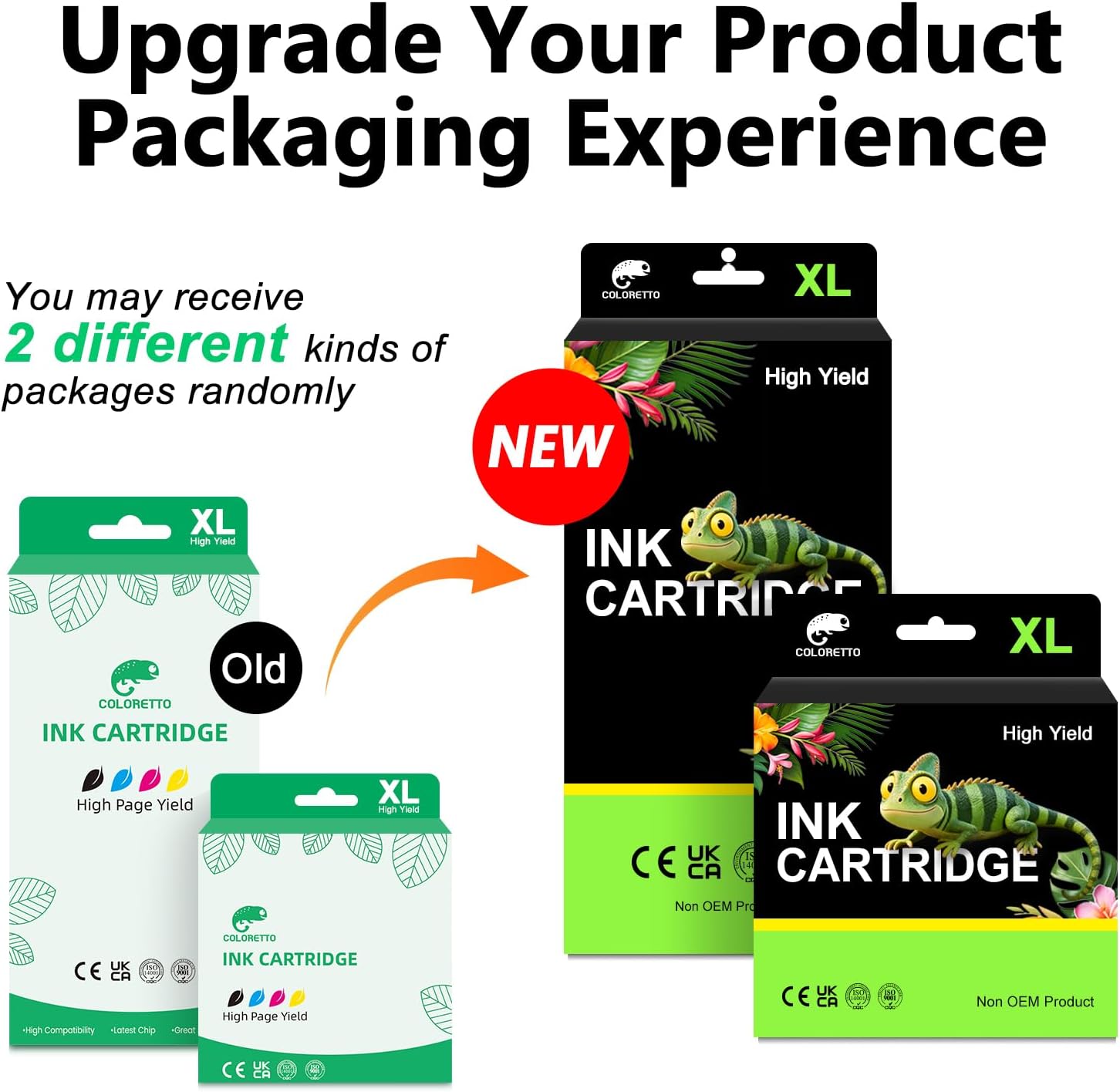 COLORETTO Remanufactured Printer Ink Cartridge Replacement for Canon-PG210XL 211XL to use with PIXMA MP230 MP240 MP250 MP260 MP270 MP490 MP495 MX320 MX350 IP2700 IP2702(1 Black+1 Color) Combo Pack image 4