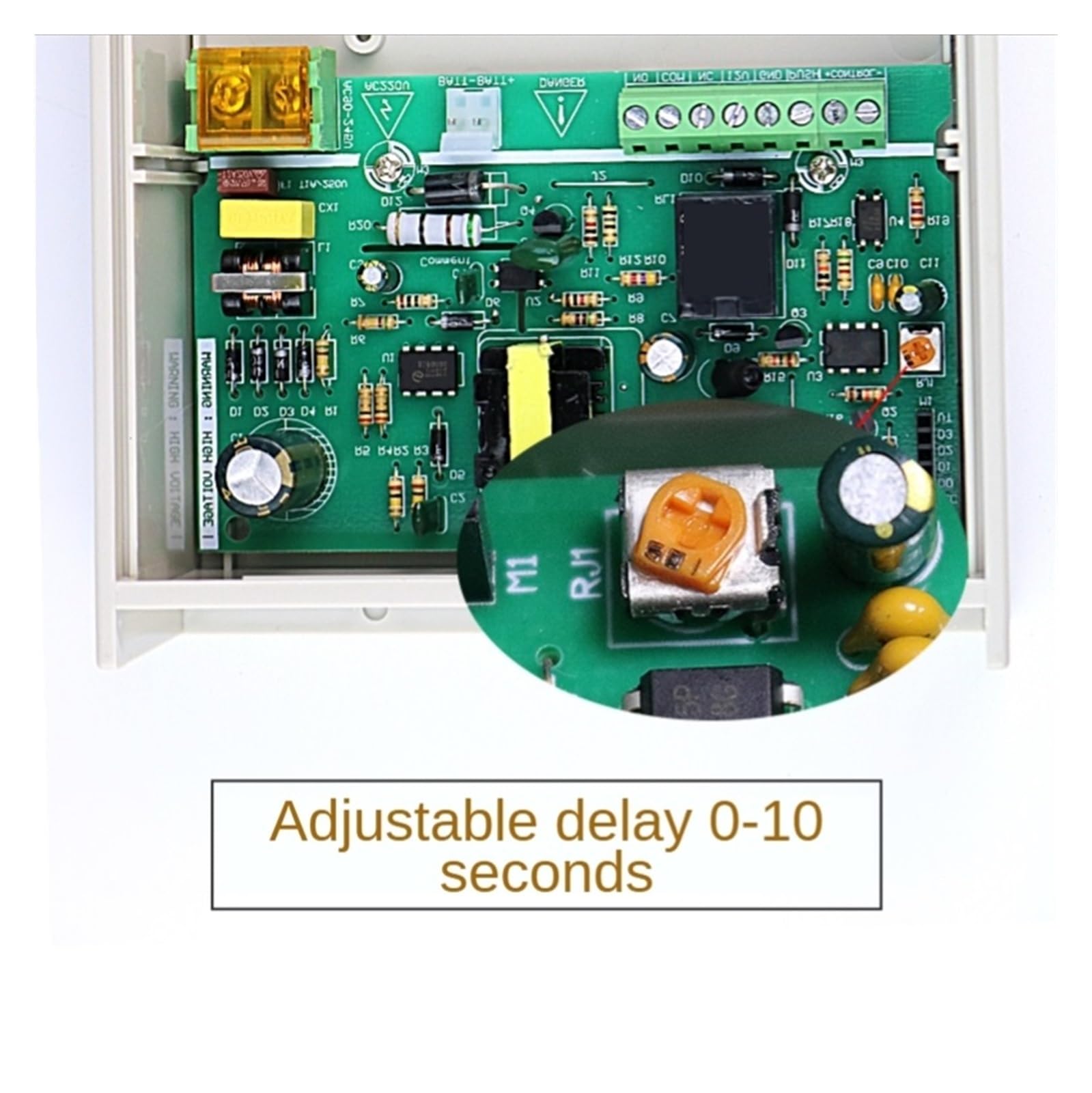 Motorisation Portail Coulissant, Alimentation CA 2A/3A avec batterie de secours Alimentation du système de contrôle d'accès de la carte d'inteace(12V 5A)