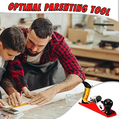 Miniatura 6 de Cepilladora de mano con hoja de 2 pulgadas, plano de madera alisado ajustable, plano de banco universal para instalación de puertas de bricolaje,