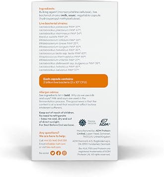 Bio-Kult Everyday Probiotics | 14 Strains | Adult Probiotic Supplement | Non-GMO, Gluten-Free | 120 Capsules