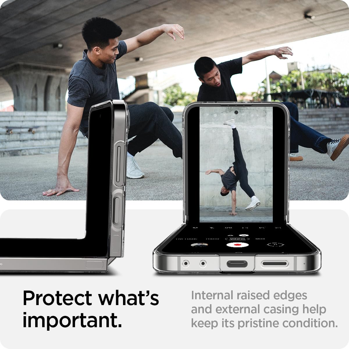 Spigen Cover Air Skin Compatibile con Samsung Galaxy Z Flip 7 FE e Samsung Galaxy Z Flip 6 - Zero One