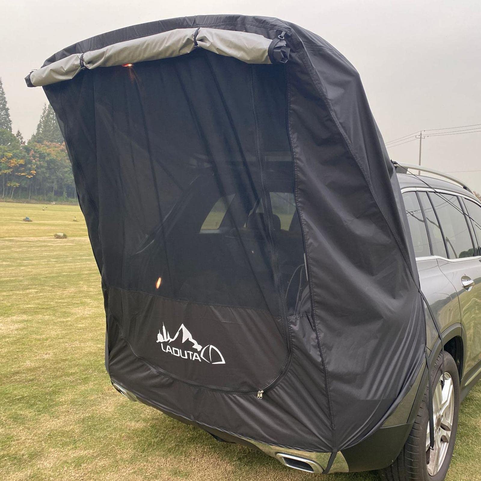 CLUB BOLLYWOOD® Sun Shelter SUV Trunk Tent Car Rear Canopy Hiking Picnic Awning Black | Sporting Goods | Outdoor Sports Tents & Canopies | Tents-image-37