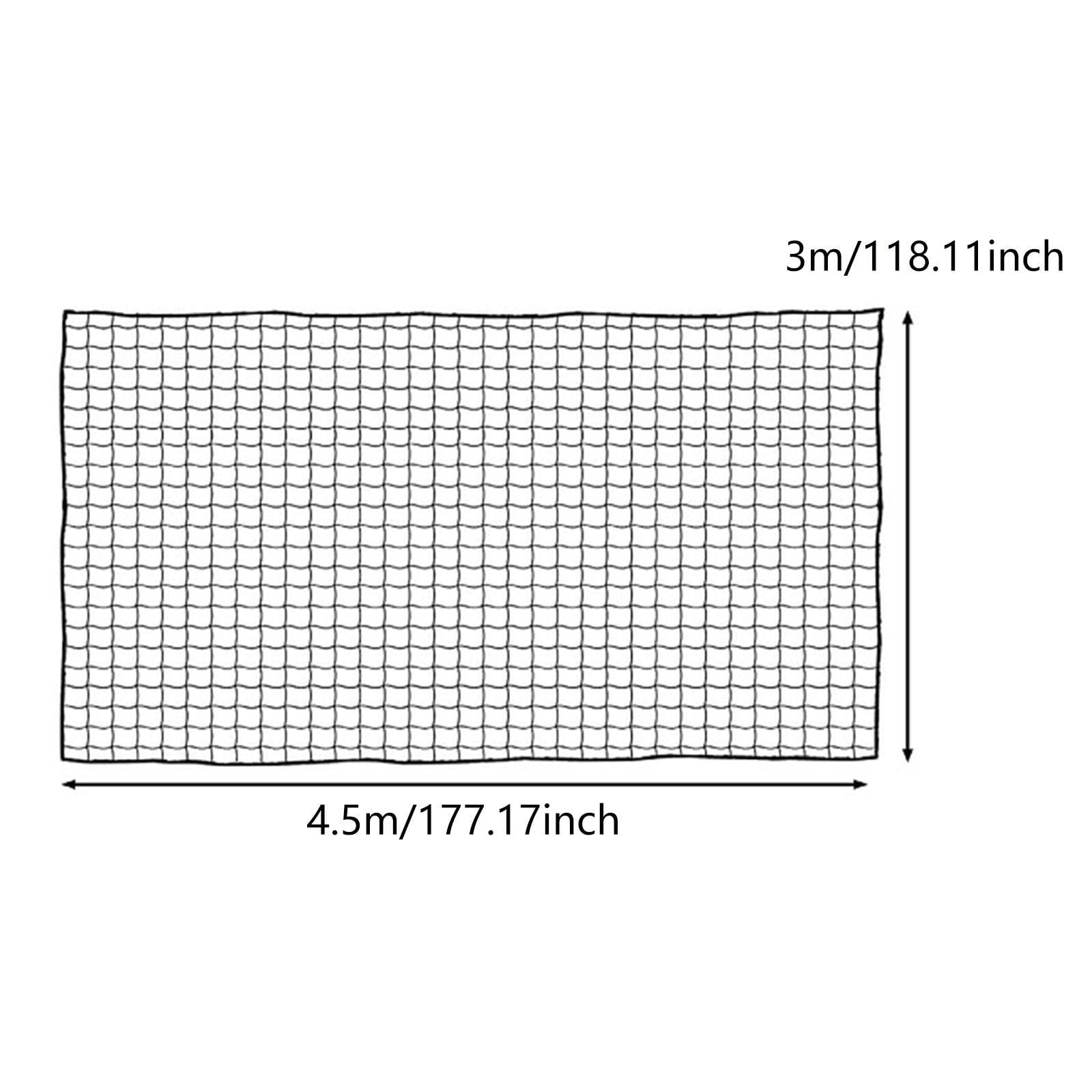 Amagogo Baseball Backstop Net Practice Net Ball Stop Sports Netting Barrière pour le frappeur pour le Tennis Softball