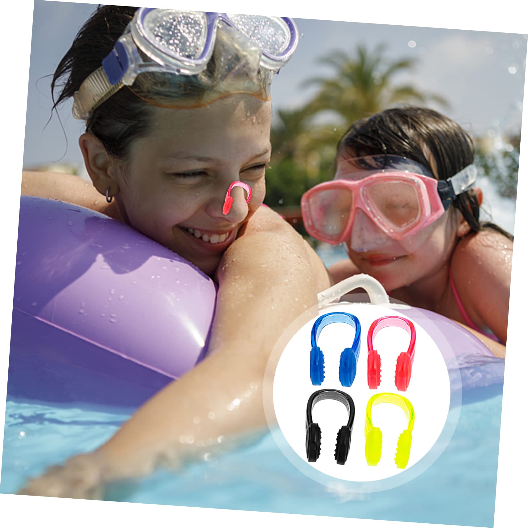 SUPVOX Clip para La Nariz para Natación Tapón para La Nariz Clip para La Nariz De Secador para Natación Gafas Clips para La Nariz Portátiles A Prueba De Agua Accesorio