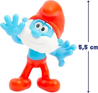 Smurfs, 1 Mushroom House with 1 Figurine 5.5 cm, Surprise, Random Models, Toys for Children from 3 Years, PUF13