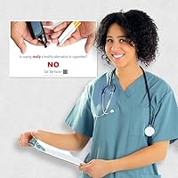 Vista 3 de ¿Son los cigarrillos electrónicos realmente una alternativa saludable a los cigarrillos? Póster - Adolescentes y datos de vapeo - Riesgo