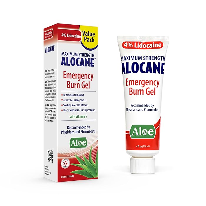 Buy Alocane Emergency Burn Gel 4 Lidocaine Maximum Strength Fast Pain