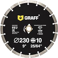 Vista 10 de Hojas de sierra de 7 pulgadas para amoladora angular — Rueda de corte de diamante para cortar piedra, mármol, granito, ladrillo, mampostería