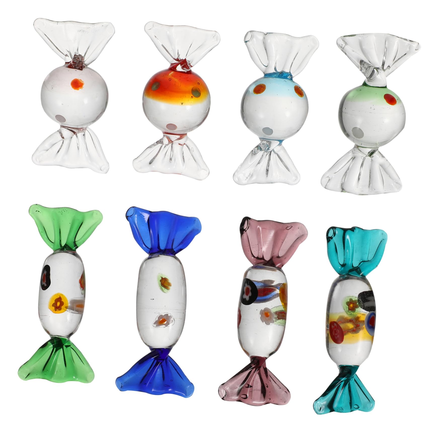 Décoration verre pour bonbons Zerodeko | Idée cadeau ornement maison boîte de 8
