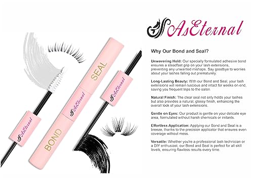 Miniatura 8 de Kit de extensión de pestañas para bricolaje, 280 unidades, individuales, 30D, 40D, 0.354-0.630 in, mezcla de racimos de pestañas con unión de