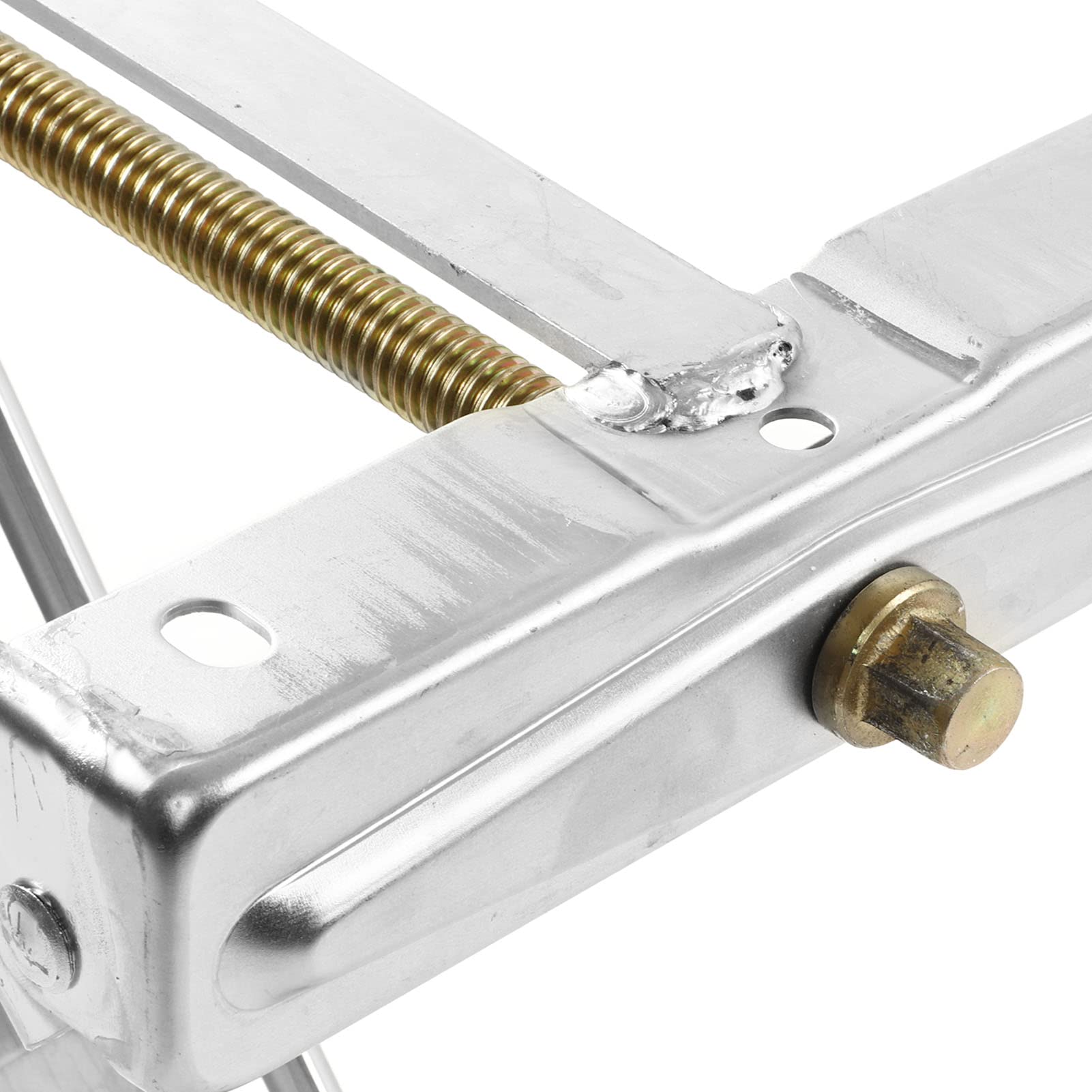 Dilwe Stabilizator Przyczepy Żelazny Podnośnik Stabilizujący RV Wysokość od 105 do 520 Mm Udźwig 2200 Funtów Składane Wsparcie Parkowania Pod Kątem 90 Stopni dla Przyczepy Kempingowej Kamper Przyczepa