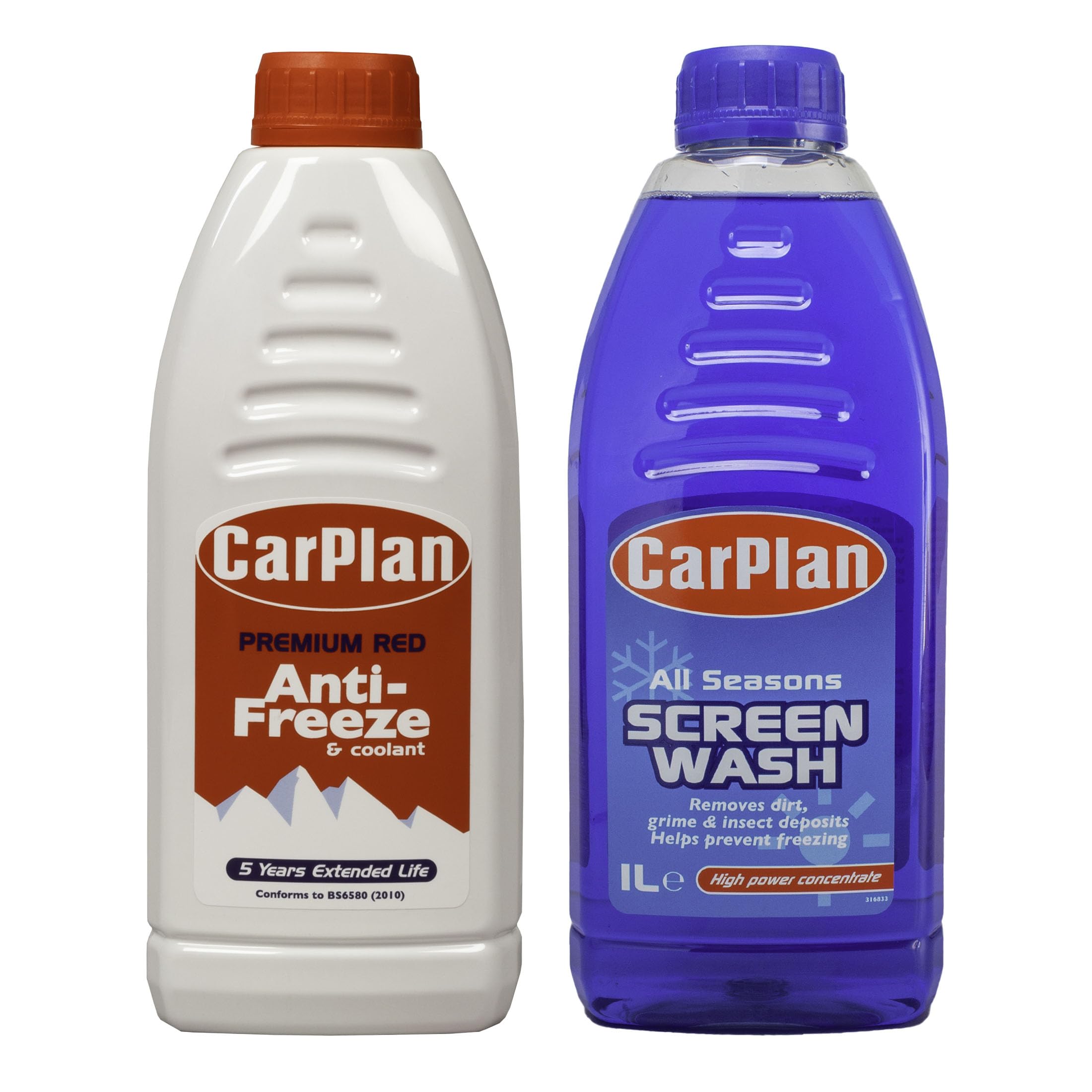 Carplan Premium Red Antifreeze & Concentrated Screenwash 1 Litre Washer Fluid from B&Q