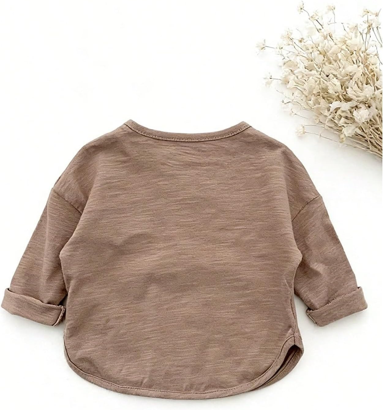 SOLY HUX Toddler Boy's T-Shirts Long Sleeve 3 Packs Basic Tees Crewneck Casual Tops Undershirts Fall Clothes