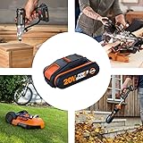Worx Battery Charging Station for Powershare Batteries/Fast Battery Charger., WA3601 40W, 20V - 5