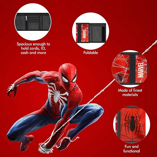 Miniatura 2 de Marvel Cartera infantil Spider-Man con Vengadores, plegable