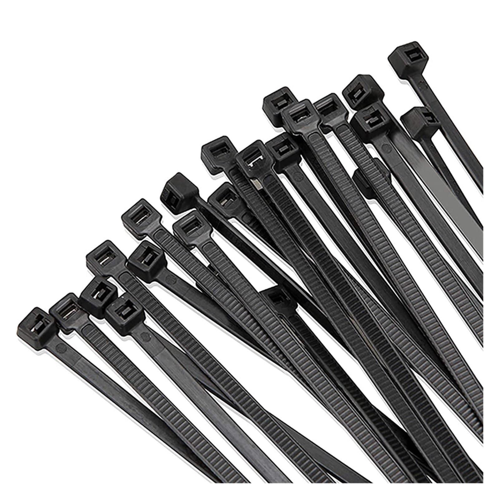 Amazon.com: CHATROOM Self-Locking Plastic Nylon Tie 100 PCS Black
