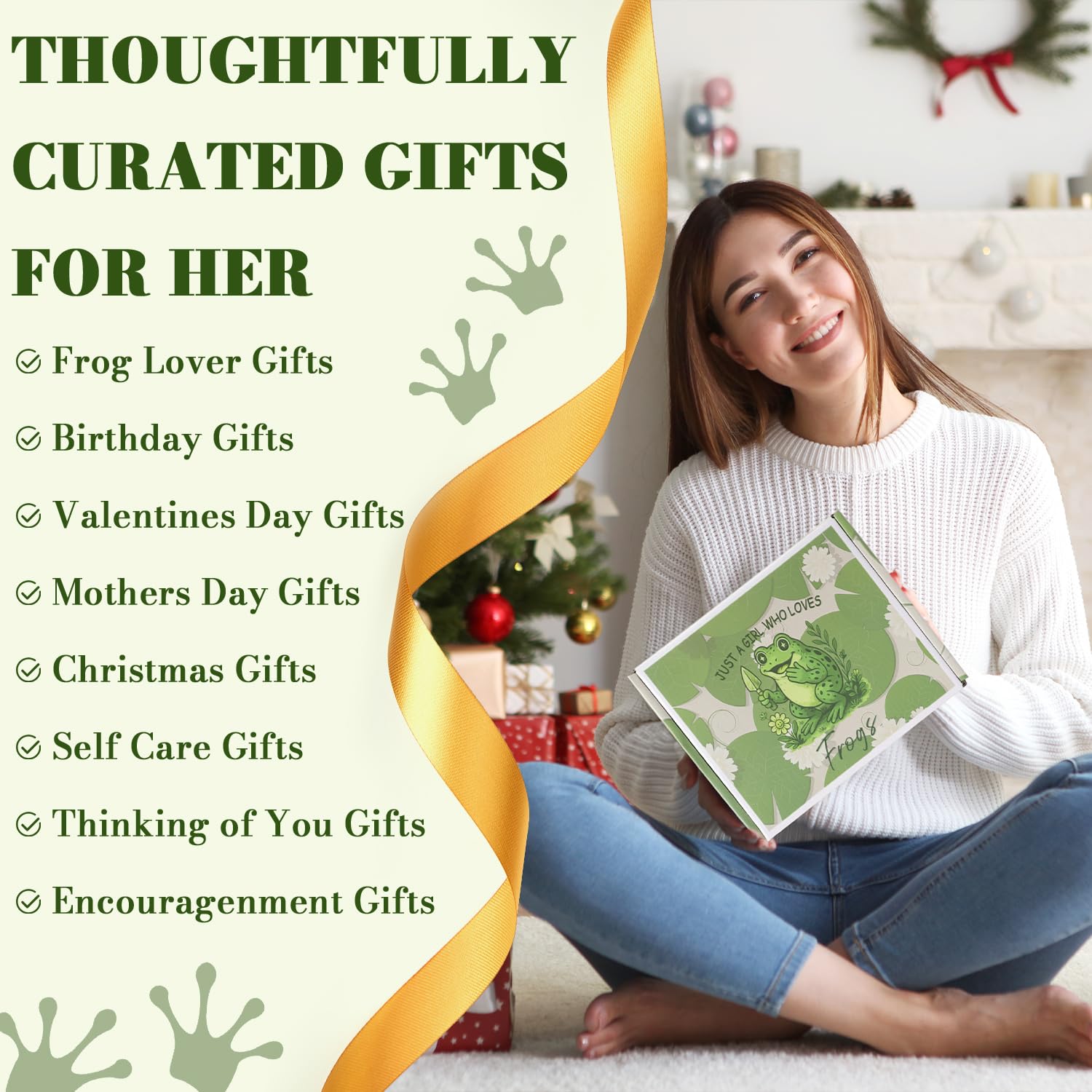 Frog Gifts for Women, 10pcs Cute Frog Stuff Birthday Gifts for Frog Lover, Unique Christmas Gifts for Her, Teen Girl, Sister, Mom, Wife, Friends - Image 7