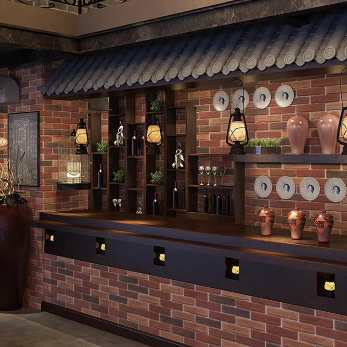 [YXSNG] 壁紙シール 壁紙 シール シート リメイクシート レンガ レンガ柄 タイル はがせる 賃貸 ドリームステッカー 壁紙