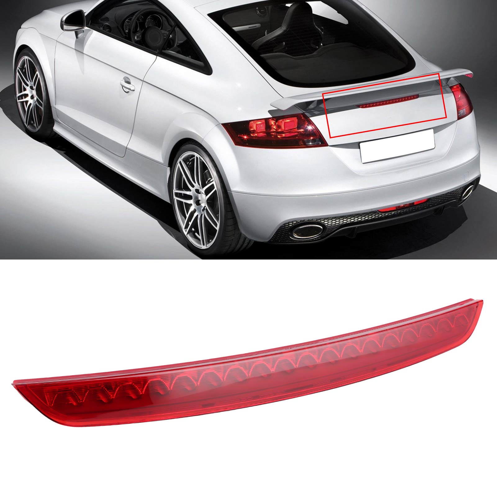 Terza Luce Stop A LED Per Audi TT/TTS MK2 8J 2006-2014 - EBTOOLS 8J0945097 - 2