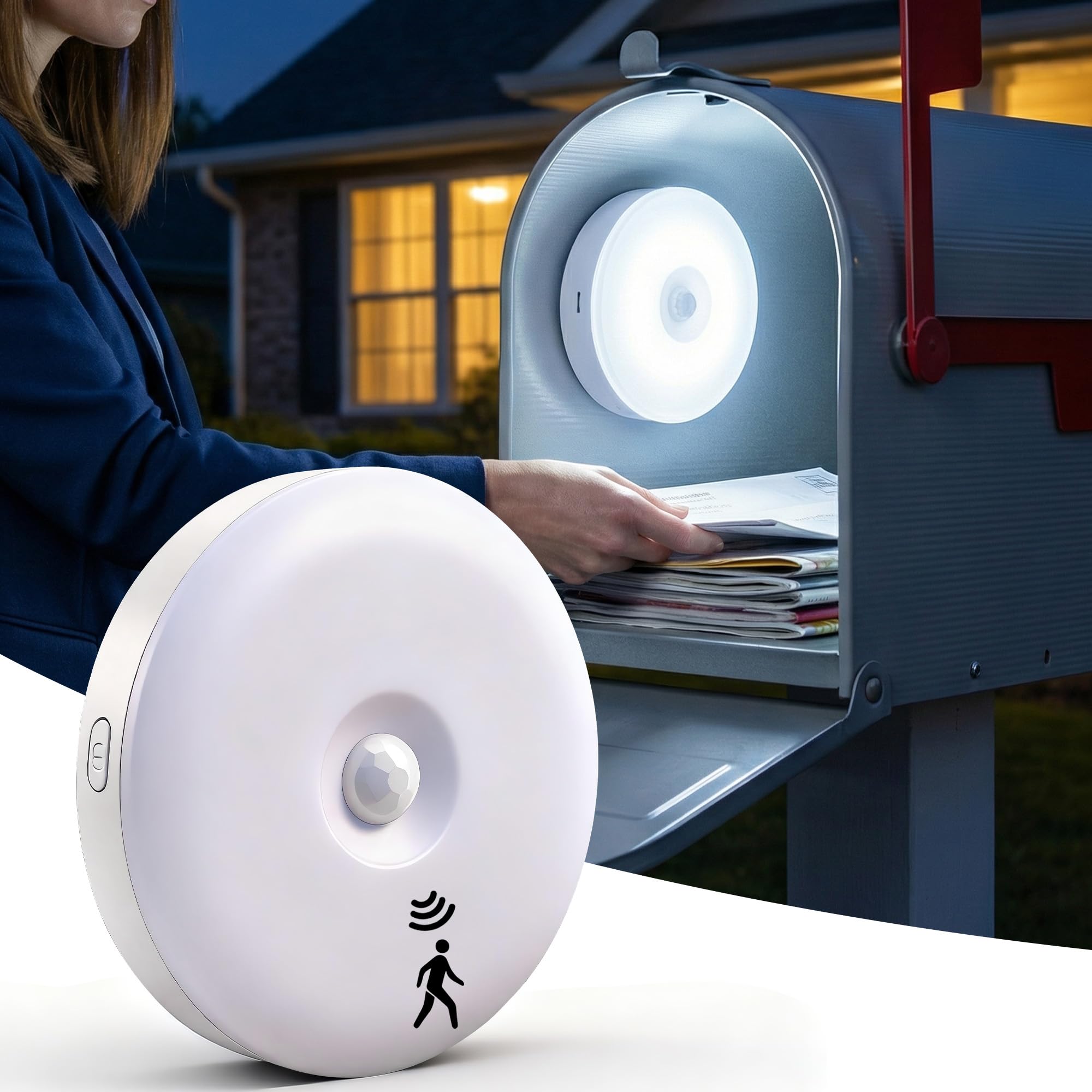 Photo 1 of wemidels Mailbox Motion Sensor Light - Rechargeable, 3 Color Temps