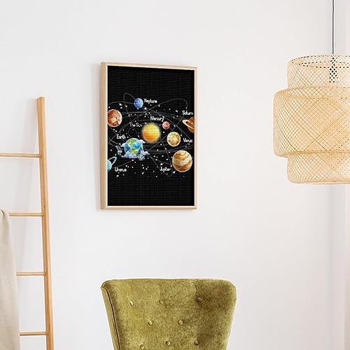 Miniatura 4 de Solar System Diamond Art Painting Kits Full Square Drill DIY Picture Art Crafts for Home Wall Decor