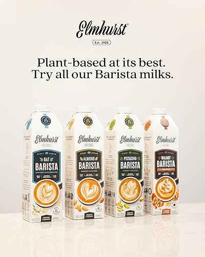 Vista 27 de Elmhurst 1925 Barista Edition Leche de avena, a base de plantas, vegana, 32 onzas (paquete de 6)