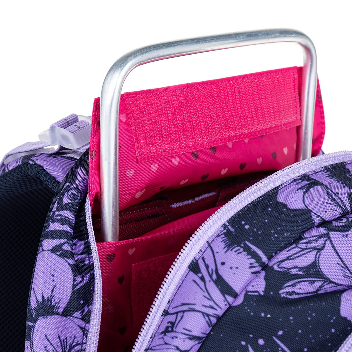 TOPGAL LYNN – Schulrucksack für Mädchen ab 3. Klasse, ergonomisch & leicht, wasserabweisend, mit reflektierenden Elementen, 27 L Schulranzen mit Brustgurt & Rückenpolsterung (Blumen)