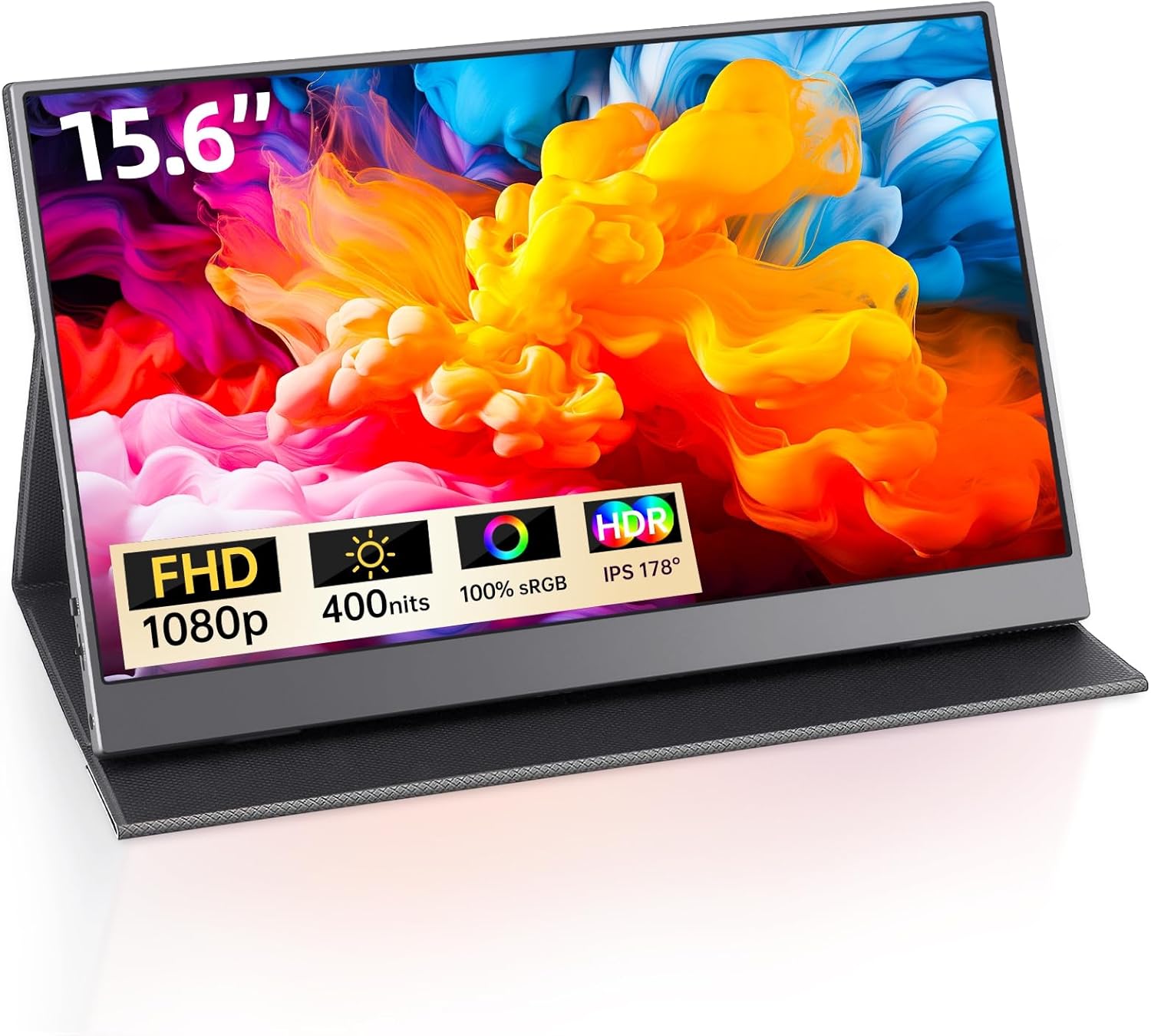2025 Portable Monitor-15.6” FHD 1080P Ultra Slim...