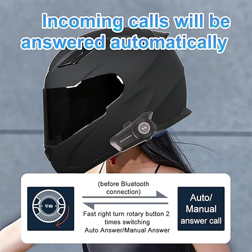 Miniatura 8 de Auriculares Bluetooth para casco de motocicleta, auriculares de esquí impermeables con cancelación de ruido, auriculares inalámbricos ultrafinos que