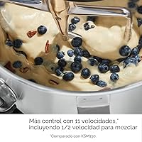 Vista 5 de KitchenAid® Batidora de pie elevadora de tazón de 7 cuartos