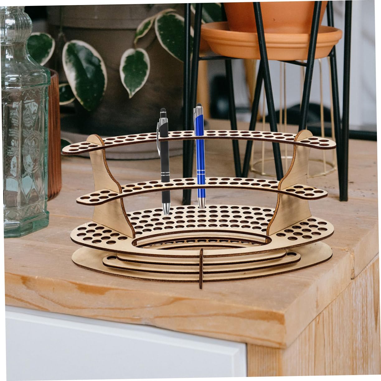 STOBOK 10pezzi Portapenne Organizer Per Scrivania Scomparti Design Per Penne e Casa Per Organizzazione Cancelleria