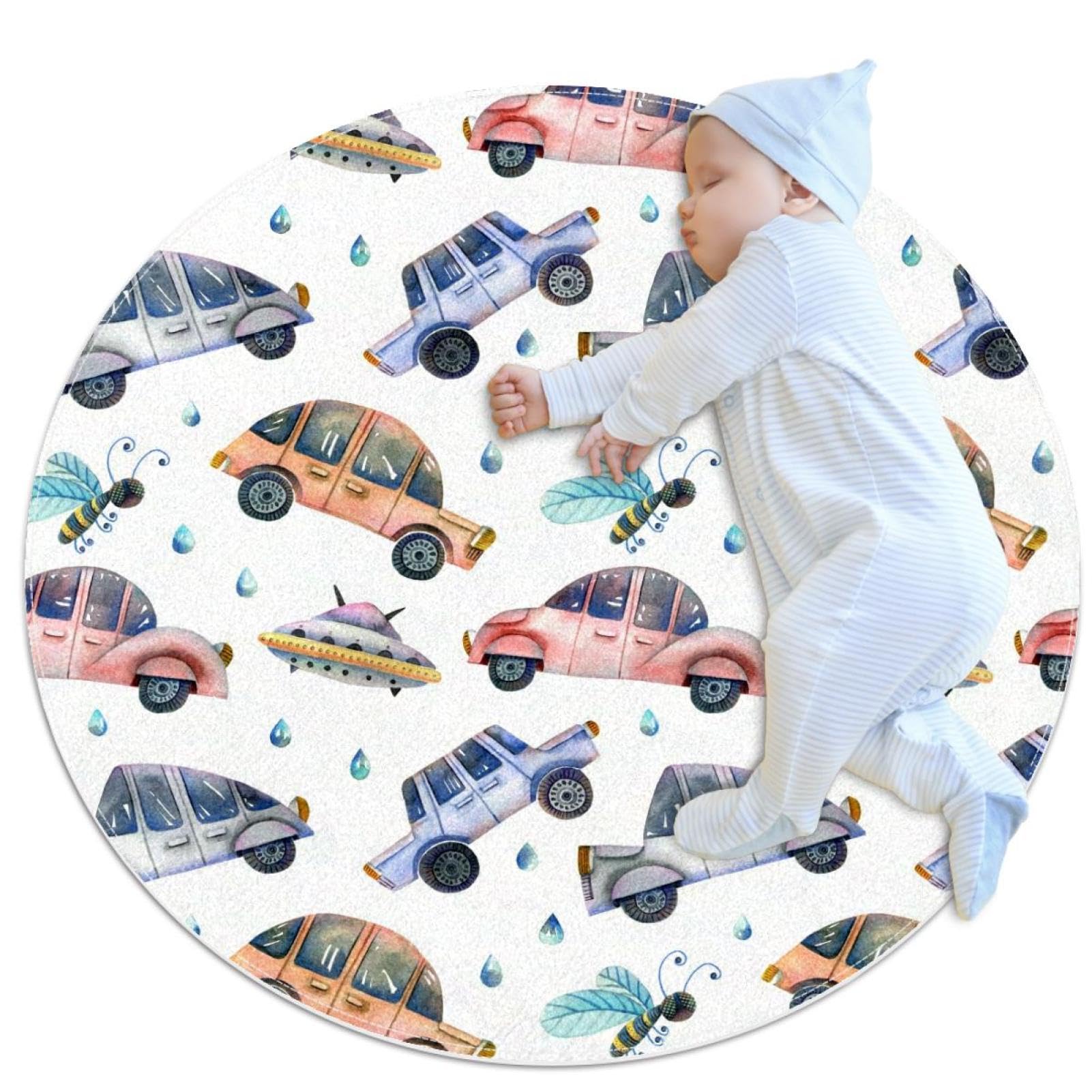 Tapis antidérapant voiture et abeille, sécurité maximale pour chambre et bain